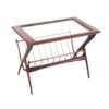 Vintage Italian side table with magazine rack by Ico Parisi, 1960s