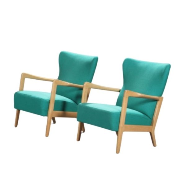 Pair of Vintage Danish Armchairs by Fritz Hansen Pair of Vintage Danish Armchairs by Fritz Hansen