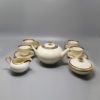 1950s Gorgeous White, Blue and Gold Tea Set/Coffee Set in Bavaria Porcelain. Made in Germany 1950s Gorgeous White, Blue and Gold Tea Set/Coffee Set in Bavaria Porcelain. Made in Germany
