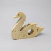 1970s Original Rare Travertine Swan Sculpture designed by Enzo Mari for F.lli Mannelli. Made in Italy 1970s Original Rare Travertine Swan Sculpture designed by Enzo Mari for F.lli Mannelli. Made in Italy