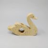 1970s Original Rare Travertine Swan Sculpture designed by Enzo Mari for F.lli Mannelli. Made in Italy 1970s Original Rare Travertine Swan Sculpture designed by Enzo Mari for F.lli Mannelli. Made in Italy