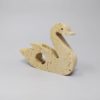 1970s Original Rare Travertine Swan Sculpture designed by Enzo Mari for F.lli Mannelli. Made in Italy 1970s Original Rare Travertine Swan Sculpture designed by Enzo Mari for F.lli Mannelli. Made in Italy