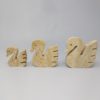 1970s Set of 3 Original Travertine Swans Sculptures by Enzo Mari for F.lli Mannelli. 1970s Set of 3 Original Travertine Swans Sculptures by Enzo Mari for F.lli Mannelli.