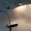 1970s Stunning Original Vintage White Table Lamp design by Veneta Lumi. Made in Italy