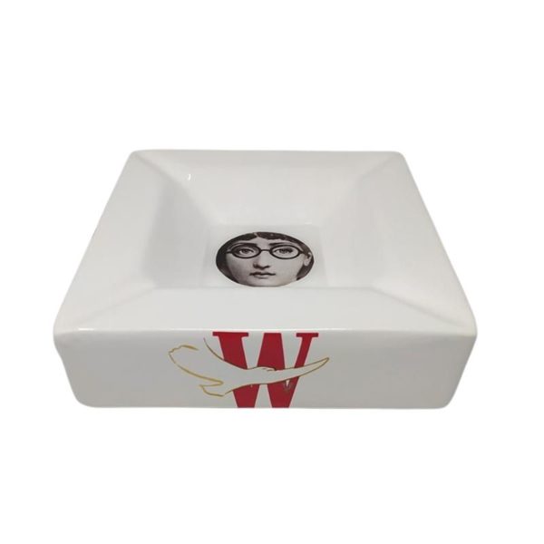 1970s Porcelain Ashtray/Catchall by Piero Fornasetti for Winston