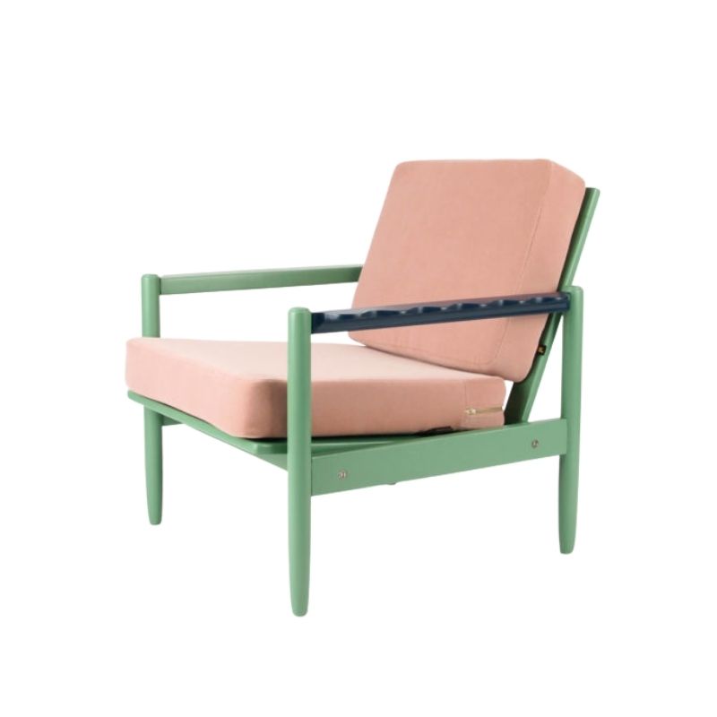 Lounge chair, Memphis Style, Postmodern, 70s vintage, retro design, Mid century modern, Accent chair