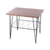 Vintage Black metal string Coffee table from Sweden, 1960