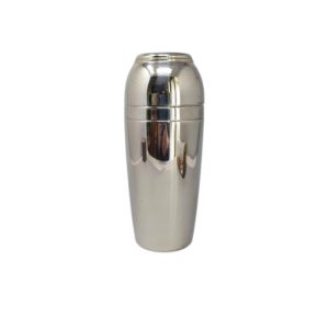 1960s Astonishing Space Age MEPRA Cocktail Shaker in Stainless Steel. Made in Italy