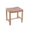 Vintage Danish Design Woven Side Stool, 1960