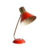 Vintage Red Table Lamp made by AKA Germany, 1960s