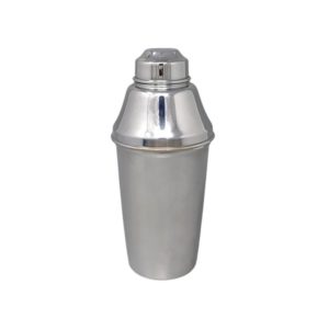 1950s Stunning ALFRA Cocktail Shaker by Carlo Alessi in Stainless Steel. Made in Italy