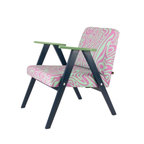 Lounge chair, Memphis Style, Postmodern, 70s vintage, retro design, Mid century modern, Accent chair