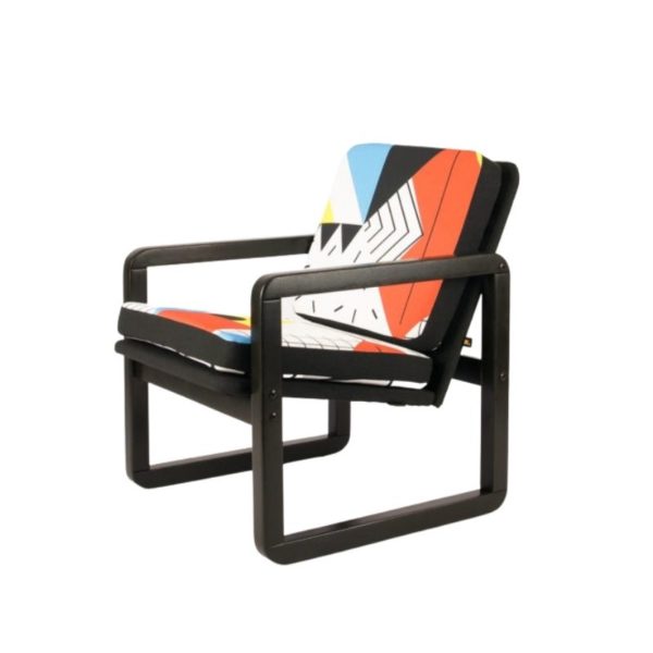 Lounge chair, mid century modern, 80s vintage, retro design, modern decor, living room chair