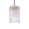Brass and glass pendant lamp by Carl Fagerlund for Orrefors, Sweden