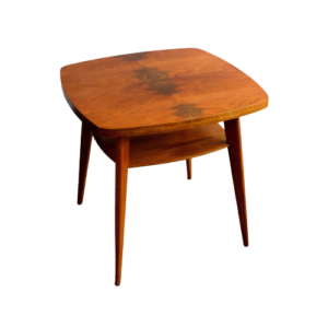 Mid-Century Czechoslovak Walnut Coffee Table, 1960s