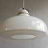 Czechoslovak Space Age Glass Pendant made by Combi Lux, 1970s