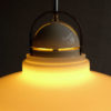 Czechoslovak Space Age Glass Pendant made by Combi Lux, 1970s