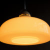 Czechoslovak Space Age Glass Pendant made by Combi Lux, 1970s