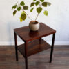 Art Deco Czechoslovak Wooden Side Table, 1920s