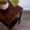 Art Deco Czechoslovak Wooden Side Table, 1920s