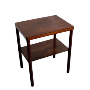 Art Deco Czechoslovak Wooden Side Table, 1920s