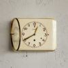 Mid-Century Ceramic Junghans Wall Clock, Germany, 1950s