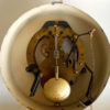 Mid-Century Ceramic Junghans Wall Clock, Germany, 1950s