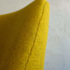 Vintage Yellow German Club Chair in Kvadrat Wool, 1960s