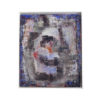Abstract Oil Painting on Canvas by Georges Breuil (1904-1997)