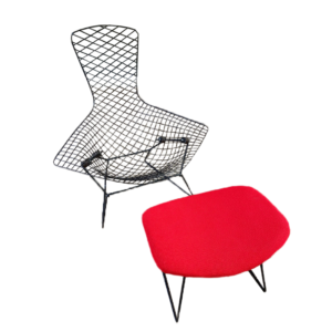 Bird armchair and ottoman - Harry Bertoia