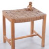Vintage Danish Design Woven Side Stool, 1960