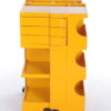 Space Age yellow Joe Colombo 'Boby' storage trolley, 1970s Space Age yellow Joe Colombo 'Boby' storage trolley, 1970s