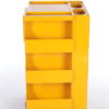 Space Age yellow Joe Colombo 'Boby' storage trolley, 1970s Space Age yellow Joe Colombo 'Boby' storage trolley, 1970s