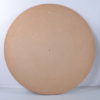 Large Round light wooden wall mirror, 1960s