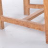 Set of 8 Danish oak kitchen chairs with wicker seat, 1970s