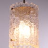 Brass and glass pendant lamp by Carl Fagerlund for Orrefors, Sweden