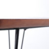 Vintage Black metal string Coffee table from Sweden, 1960