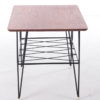 Vintage Black metal string Coffee table from Sweden, 1960