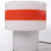Set of 2 white glass table lamps by Pukeberg Sweden, 1960s Set of 2 white glass table lamps by Pukeberg Sweden, 1960s