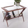 Vintage Italian side table with magazine rack by Ico Parisi, 1960s