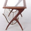 Vintage Italian side table with magazine rack by Ico Parisi, 1960s