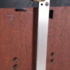 Mid-Century teak wall coat rack, 1960s