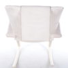 White leather rocking chair Design by Jori, Belgium 1960s