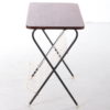 Vintage White metal string side table from Sweden, 1960 Vintage White metal string side table from Sweden, 1960