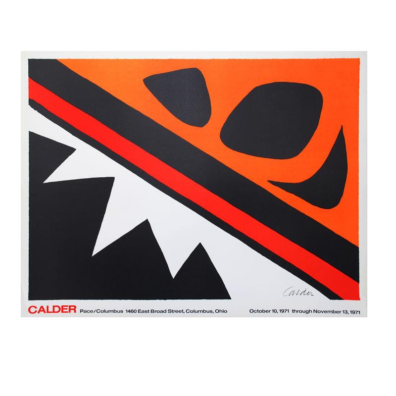 1970s Alexander Calder, La Grenouille et La Scie Lithograph