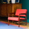 Lounge chair, mid century modern, 60s vintage, retro design, modern decor, living room chair