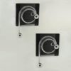 1970s Set of 2 Italian Coat Racks designed by Willy Rizzo 1970s Set of 2 Italian Coat Racks designed by Willy Rizzo