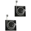 1970s Set of 2 Italian Coat Racks designed by Willy Rizzo 1970s Set of 2 Italian Coat Racks designed by Willy Rizzo