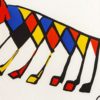 1970s Original Astonishing Calder "Beastie" Limited Edition Print Lithograph (Braniff Airplines)