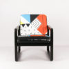 Lounge chair, mid century modern, 80s vintage, retro design, modern decor, living room chair